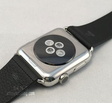 stainless steel apple watch before gold plating