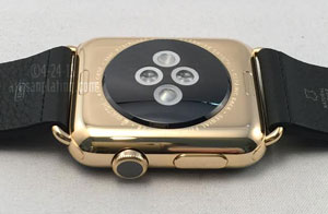 gold plated Apple watch