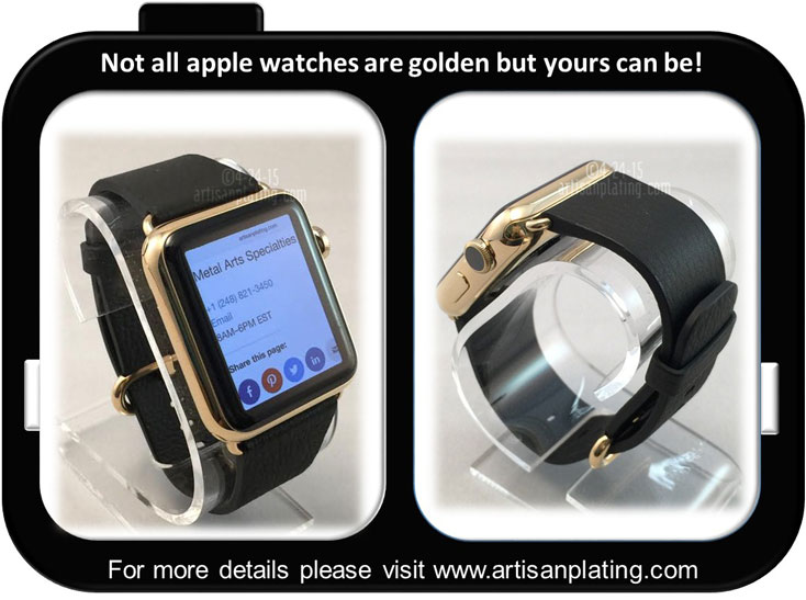 Apple stainless steel watch
