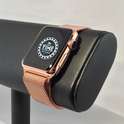 Apple Watch® Milanese With Rosa Cupertino™ (Rose Gold) Plating By The Time Preserve